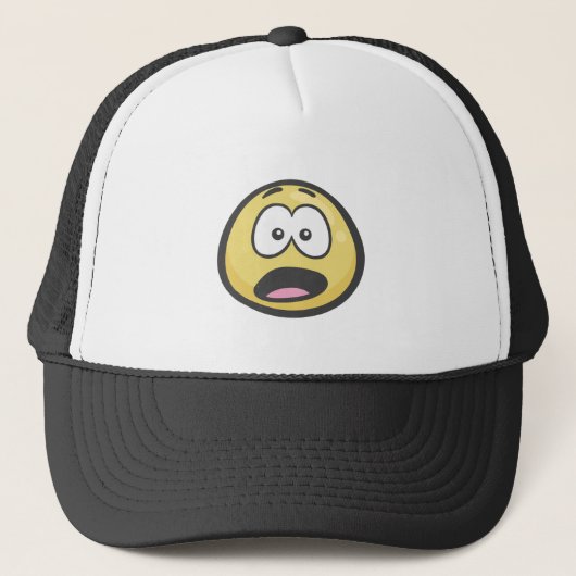 Emoji: Angued Face Trucker Pet (Voorkant)