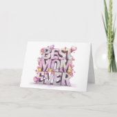 *~* Emoji AP72 Foto Whimsical Moederdag Kaart (Voorkant)