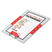 Emoji Baby Book Firetruck Baby shower Game Pack Notitieblok (Schuin)