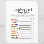 Emoji Baby shower Game met Antwoorden (Voorkant / Achterkant)