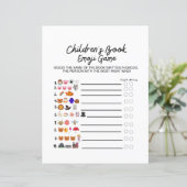 Emoji Baby shower Game met Antwoorden (Staand voorkant)