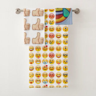 emoji bad handdoek