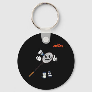 Emoji Badminton Sport Duim omhoog Sleutelhanger