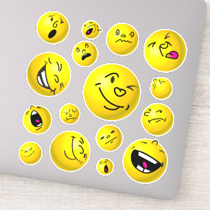 Emoji-ballen Sticker