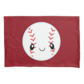 Emoji Baseball Kussensloop (Voorkant)