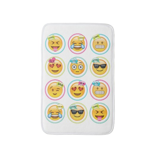 Emoji Bath Mat (Voorkant Verticaal)