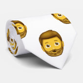 Emoji bebaarde man herenkleding mannen stropdas st (Opgerold)