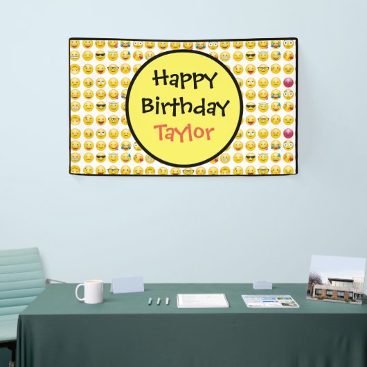Emoji Birthday Banner (Beurs)