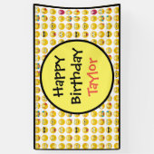 Emoji Birthday Banner (Verticaal)