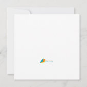 Emoji Birthday Invite Kaart (Achterkant)