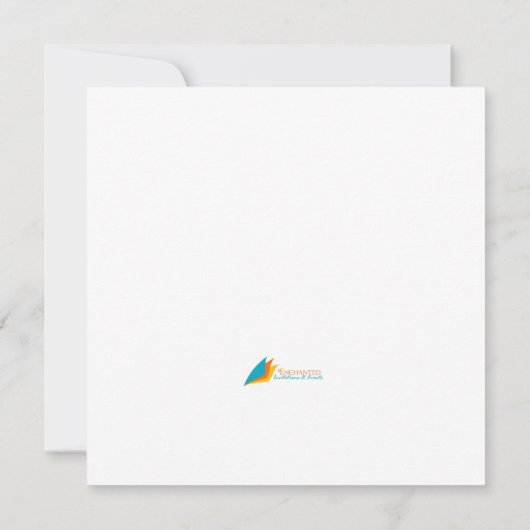 Emoji Birthday Invite Kaart (Achterkant)