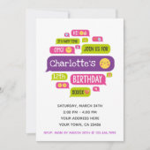 Emoji Birthday Uitnodiging (Voorkant)