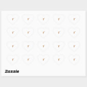 Emoji blij enthousiast Giraffe gezicht Hart Sticker (Vel)