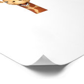 emoji blij enthousiaste giraffe gezicht poster (Hoek)