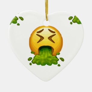 emoji braken keramisch ornament