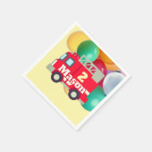 Emoji brandweerauto servet (Hoek)