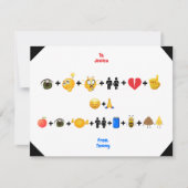 Emoji Breakup-Kaart Aankondiging (Voorkant)