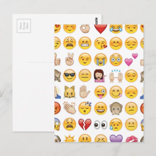 emoji briefkaart (Voorkant / Achterkant)