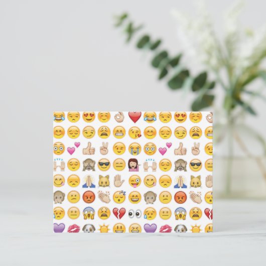 emoji briefkaart (Staand voorkant)