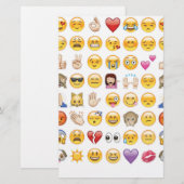 emoji briefpapier (Voorkant / Achterkant)