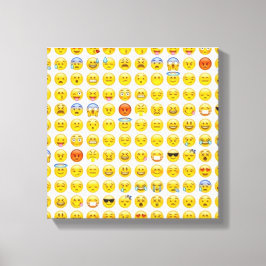 emoji canvas afdruk