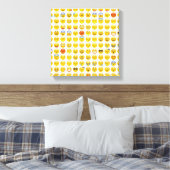 emoji canvas afdruk (Insitu (Slaapkamer))
