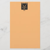 Emoji Cat Face en Jouw naam minimalist Briefpapier (Voorkant)