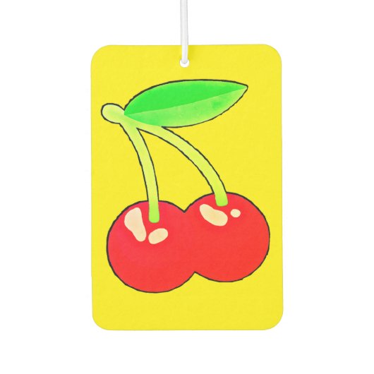 Emoji Cherry Luchtverfrisser (Voorkant)