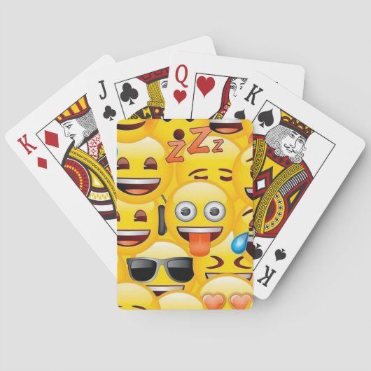 Emoji Classic-speelkaarten Pokerkaarten (Achterkant)