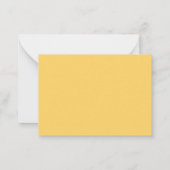 Emoji Classroom Valentijn - Geel Notitiekaartje (Achterkant)