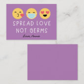 Emoji Classroom Valentijn Notitiekaartje (Voorkant / Achterkant)