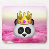 Emoji Crowned Panda Muismat (Voorkant)