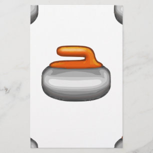 Emoji Curling Stone Briefpapier
