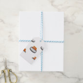 Emoji Curling Stone Cadeaulabel (Met Touw)