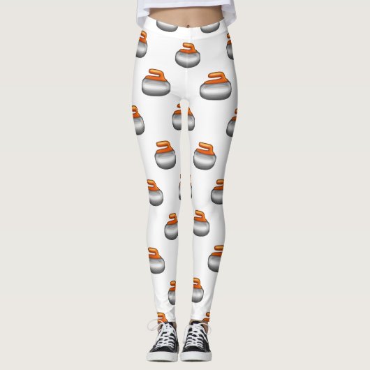 Emoji Curling Stone leggings (Voorkant)