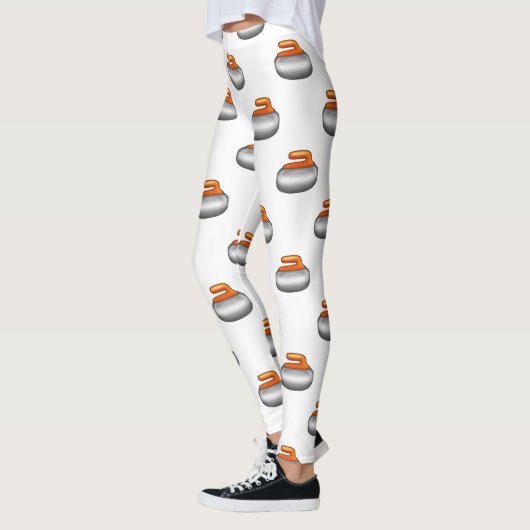 Emoji Curling Stone leggings (Links)