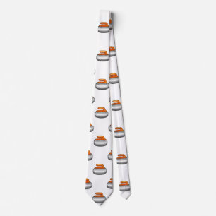 Emoji Curling Stone mensdon mannen necktie stropda Stropdas