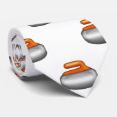 Emoji Curling Stone mensdon mannen necktie stropda Stropdas (Opgerold)