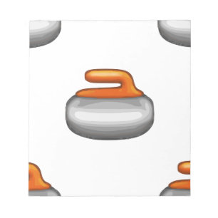 Emoji Curling Stone Notitieblok