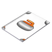 Emoji Curling Stone Notitieboek (Linkerzijde)