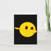 Emoji Dab Dabbing Yellow Smile Face  Kaart (Voorkant)