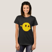 Emoji Dab Dabbing Yellow Smile Face  T-shirt (Voorkant volledig)