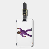 Emoji Dancing Man Bagagelabel (Voorkant verticaal)