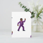 Emoji Dancing Man Briefkaart (Staand voorkant)