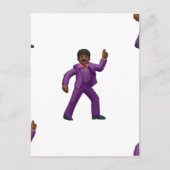 Emoji Dancing Man Briefkaart (Voorkant)