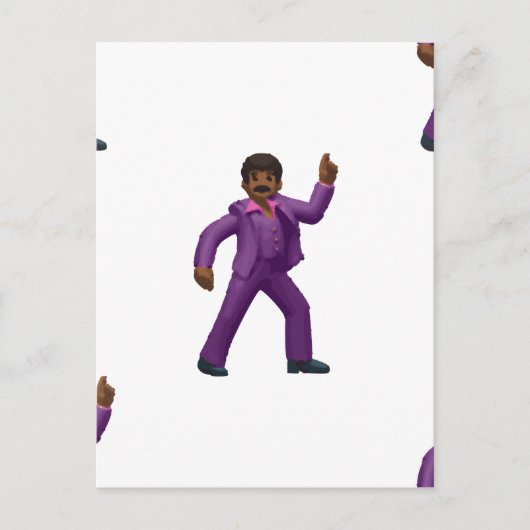 Emoji Dancing Man Briefkaart (Voorkant)