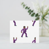 Emoji Dancing Man Briefkaart (Staand voorkant)