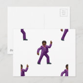 Emoji Dancing Man Briefkaart (Voorkant / Achterkant)