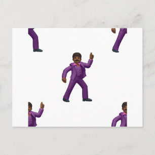 Emoji Dancing Man Briefkaart