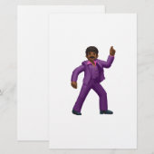 Emoji Dancing Man Briefpapier (Voorkant / Achterkant)